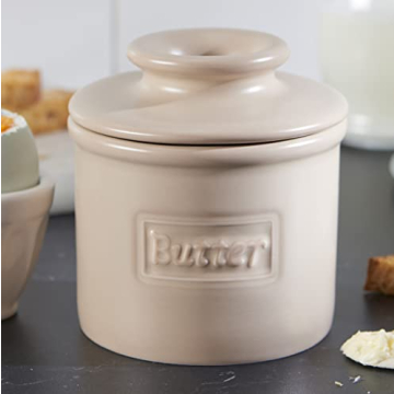 Butter Bell Crock for Fresh, Spreadable Butter in Kitchen