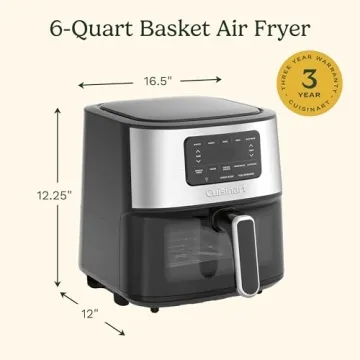 Cuisinart 6-Qt Air Fryer Oven with 5 Cooking Presets