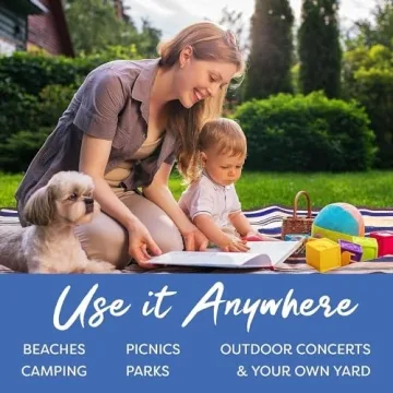 Scuddles Extra Large Picnic Blanket - Water-Resistant Home Essential