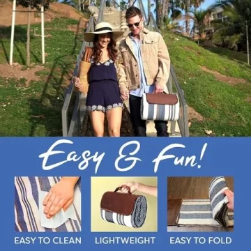 Scuddles Extra Large Picnic Blanket - Water-Resistant Home Essential