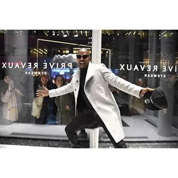 PRIVÉ REVAUX ICON Collection “The Foxx” Designer Polarized Geometric Sunglasses