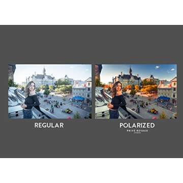 PRIVÉ REVAUX ICON Collection “The Foxx” Designer Polarized Geometric Sunglasses