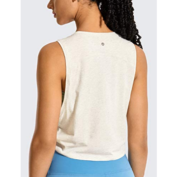 Lightweight CRZ YOGA Cropped Tank - Perfect for Workouts
