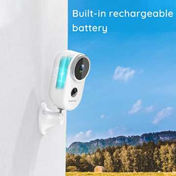 Wireless Solar Security Camera for Home Monitoring