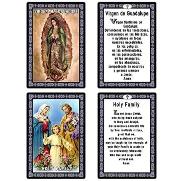 Catholic Saints 10 Holy Prayer Cards Durable Gifts