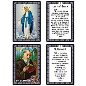 Catholic Saints 10 Holy Prayer Cards Durable Gifts