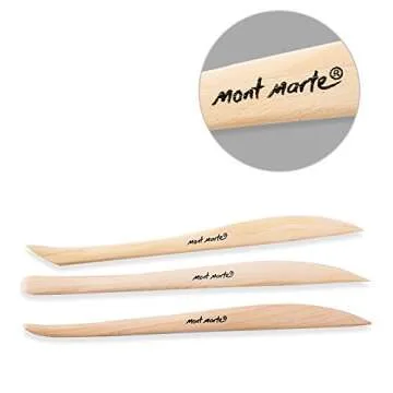 Mont Marte Clay Sculpting Tools 10-Piece Set for Artists