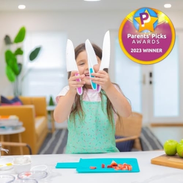 Tovla Jr. 3-Piece Kids Cooking Knife Set for Young Chefs