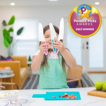 Tovla Jr. 3-Piece Kids Cooking Knife Set for Young Chefs