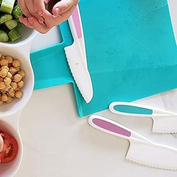 Tovla Jr. 3-Piece Kids Cooking Knife Set for Young Chefs