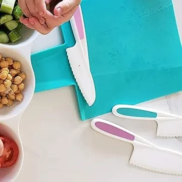 Tovla Jr. 3-Piece Kids Cooking Knife Set for Young Chefs