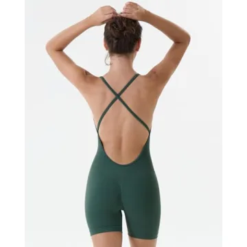 AUROLA Women's Strappy Romper: Workout & Lounge Essential