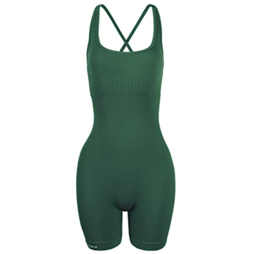 AUROLA Women's Strappy Romper: Workout & Lounge Essential