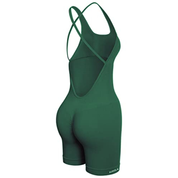 AUROLA Women's Strappy Romper: Workout & Lounge Essential