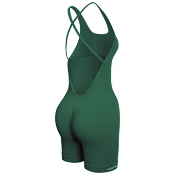 AUROLA Women's Strappy Romper: Workout & Lounge Essential