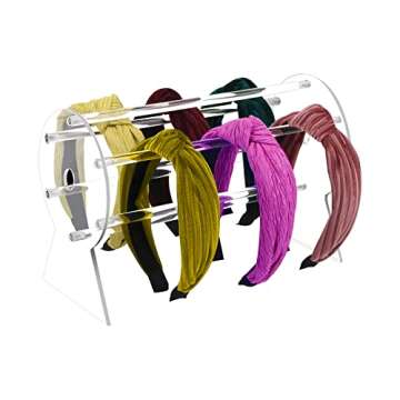 TOOPILAT Headband Holder,Hairband Display Stand, Clear Jewelry Organizer for Girl Women Gifts, The P...