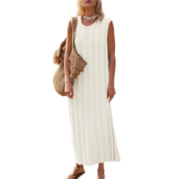 Fisoew Summer Sleeveless Maxi Dress - Comfort Meets Style