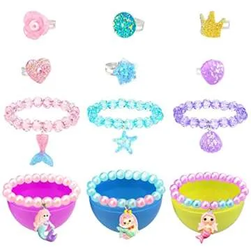 VLUSSO Easter Basket Stuffers with Colorful Bracelets