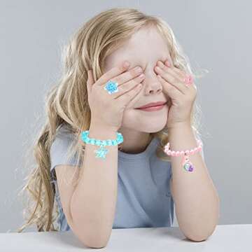 VLUSSO Easter Basket Stuffers with Colorful Bracelets