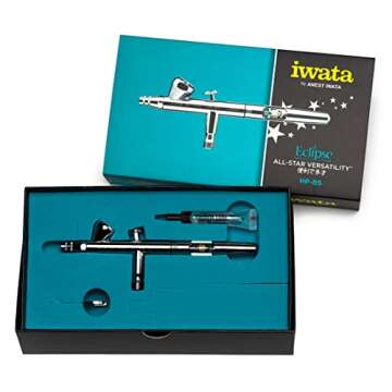 Iwata-Medea Eclipse HP BS Dual Action Small Gravity Feed Airbrush