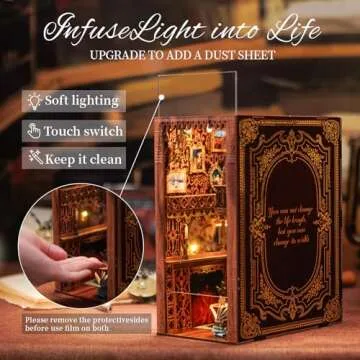 DIY Book Nook Kit for Adults - Cutefun 3D Miniature Decor
