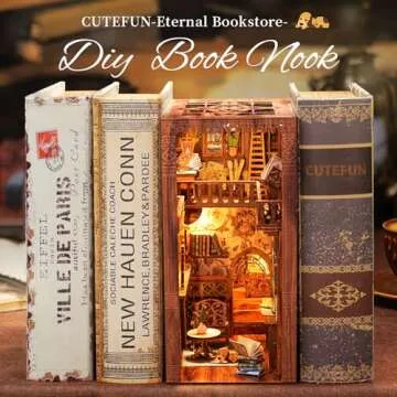 DIY Book Nook Kit for Adults - Cutefun 3D Miniature Decor