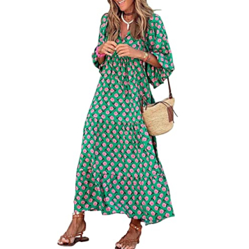 Elegant Miduo Bohemian Maxi Dress for Women
