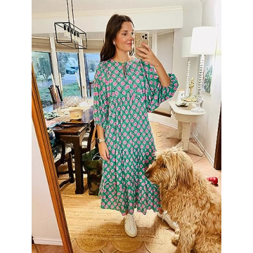 Elegant Miduo Bohemian Maxi Dress for Women