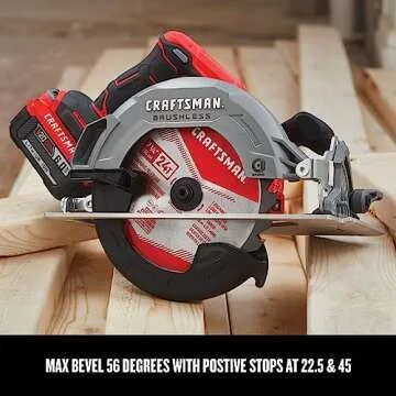 CRAFTSMAN V20 Cordless Circular Saw for Precision Cutting