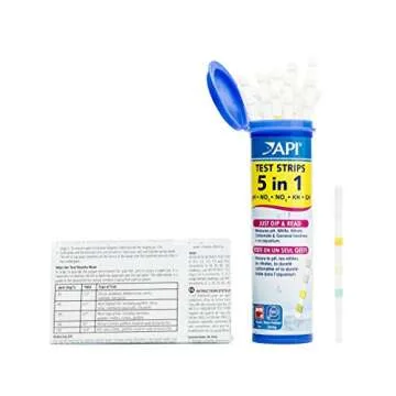 API 5-in-1 Test Strips Freshwater and Saltwater Aquarium Test Strips 25-Count Box