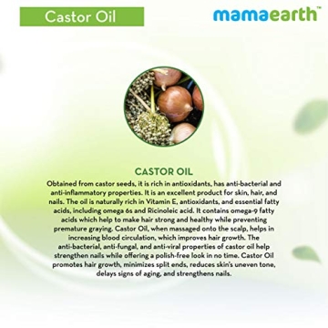 Mamaearth Castor Oil for Hair Growth and Glowing Skin