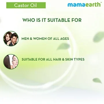 Mamaearth Castor Oil for Hair Growth and Glowing Skin