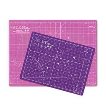 Elan Cutting Mat A3 Pink & Purple, Self Healing Cutting Mat 18 x 12 INCH, 5-Ply Craft Mat Pink, Hobby Cutting Mat 18x12 INCH, Fabric Cutting Board for Crafts, Quilting Cutting Board, Craft Cutting Mat