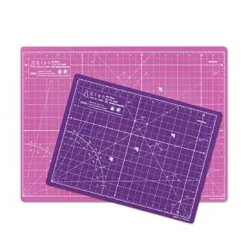 Elan Cutting Mat A3 Pink & Purple, Self Healing Cutting Mat 18 x 12 INCH, 5-Ply Craft Mat Pink, Hobby Cutting Mat 18x12 INCH, Fabric Cutting Board for Crafts, Quilting Cutting Board, Craft Cutting Mat