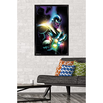 Marvel Comics Thanos Wall Poster - Stunning Framed Art