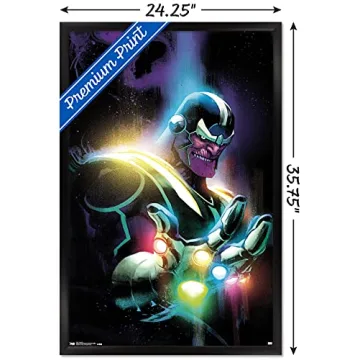 Marvel Comics Thanos Wall Poster - Stunning Framed Art