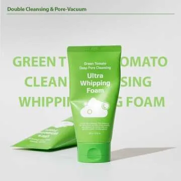 SUNGBOON EDITOR Green Tomato Deep Pore Cleansing Whipping Foam for Oily Skin | Ideal Hydrating Face ...
