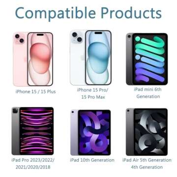 DTOL USB A to USB C Cable (6.6ft, White Braided) - Fast Charging & Data Transfer Cable Compatible wi...