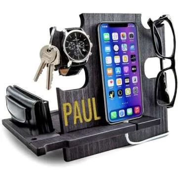 Stylish Personalized Docking Station Gift for Him