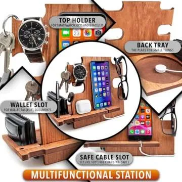 Stylish Personalized Docking Station Gift for Him
