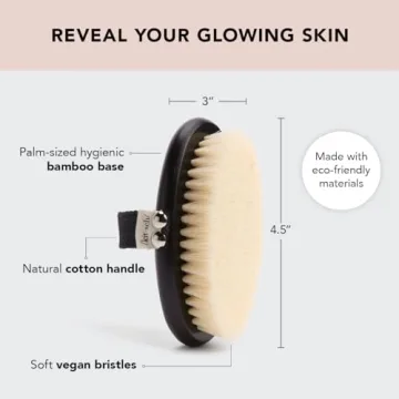 Kitsch Vegan Dry Brushing Body Brush for Sensitive Skin
