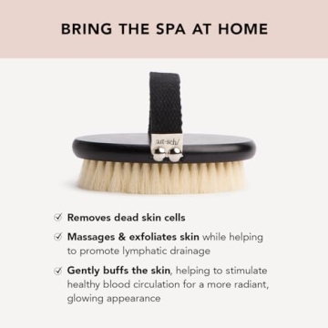 Kitsch Vegan Dry Brushing Body Brush for Sensitive Skin