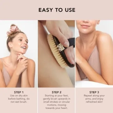 Kitsch Vegan Dry Brushing Body Brush for Sensitive Skin