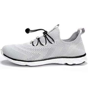 DLGJPA Women's Lightweight Quick Drying Aqua Water Shoes Athletic Sport Walking Shoes
