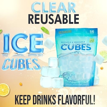 Urban Essentials Reusable Ice Cubes for Flavorful Drinks
