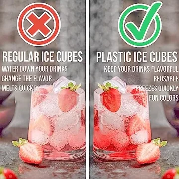 Urban Essentials Reusable Ice Cubes for Flavorful Drinks