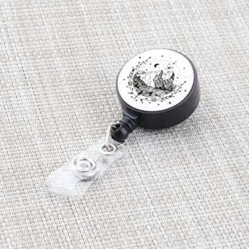 BEKECH A Court of Thorns Rose Inspired Gift Velaris Badge ACOMAF Night Court Gift Bookish Badge for Book Lover Bookworm (A Court of Thorns Rose)