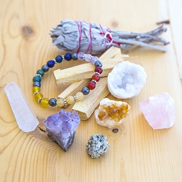 Complete White Sage & Crystal Healing Kit for Wellness