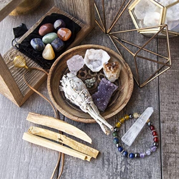 Complete White Sage & Crystal Healing Kit for Wellness