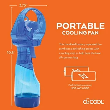 O2COOL Misting Fan - Portable and Easy to Use